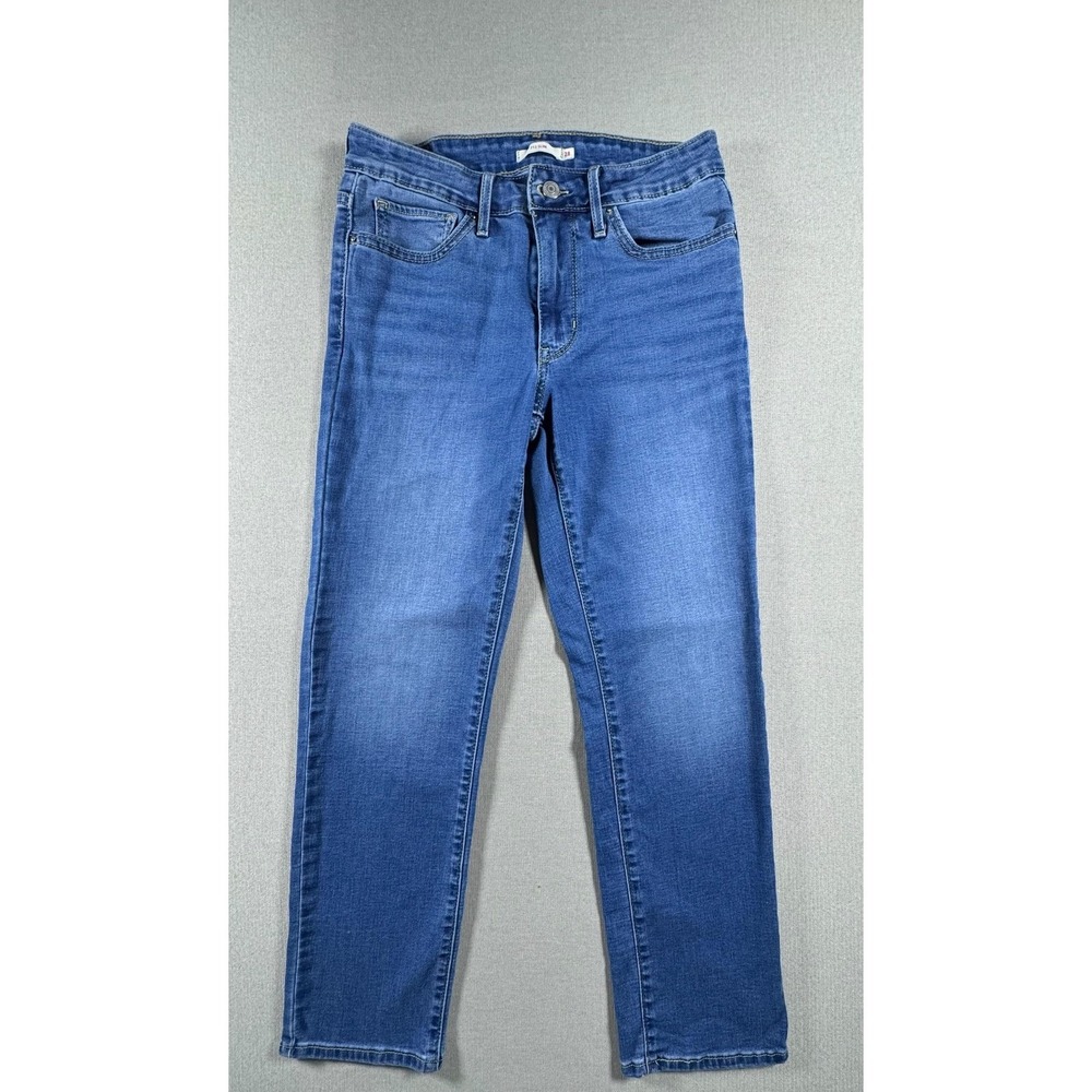 Levis 712 Slim Skinny Jeans Womens 28 Blue Medium Wash Mid Rise Stretch Denim